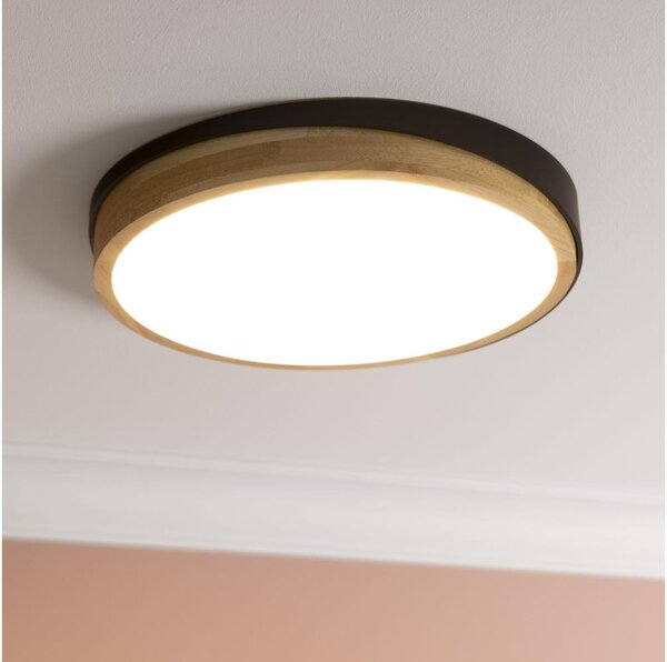 Plafonieră LED dimabilă Brilliant BAARLO LED/24W/230V d. 35 cm negru