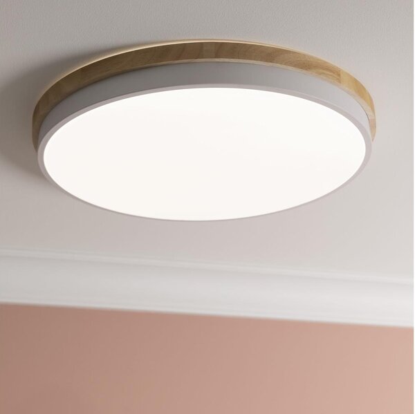 Plafonieră LED dimabilă Brilliant BAARLO LED/36W/230V d. 50 cm alb + telecomandă