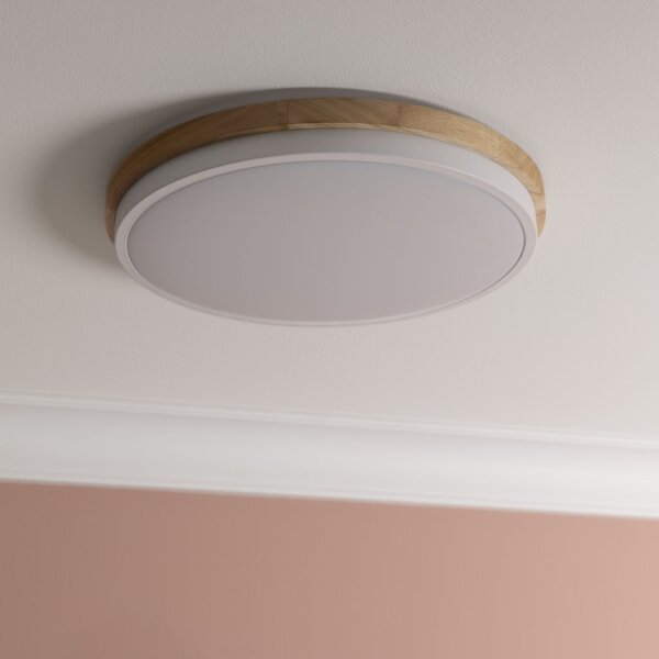 Plafonieră LED dimabilă Brilliant BAARLO LED/24W/230V d. 35 cm alb