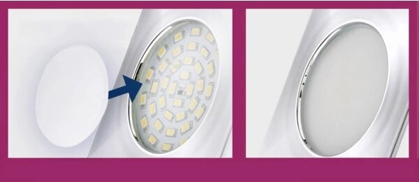 SET 4x difuzor pentru corpuri de iluminat încastrate Briloner 7224-040 d. 69 mm