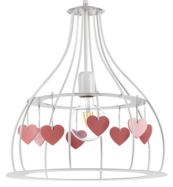 Lustră pentru copii ONLI TITTA 1xE27/22W/230V roz