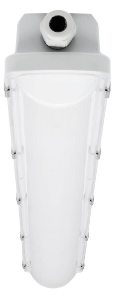 Sylvania Lampă de baie cu senzor LED RESISTO, gri, 120 cm, 34 W, 840, IP66, Gri, Plastic