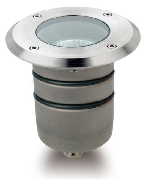 LEDS-C4 Lumină încastrată AQUA rezistentă la apă, Metalic, Metal, Modern, Corpuri de iluminat încastrate rotunde