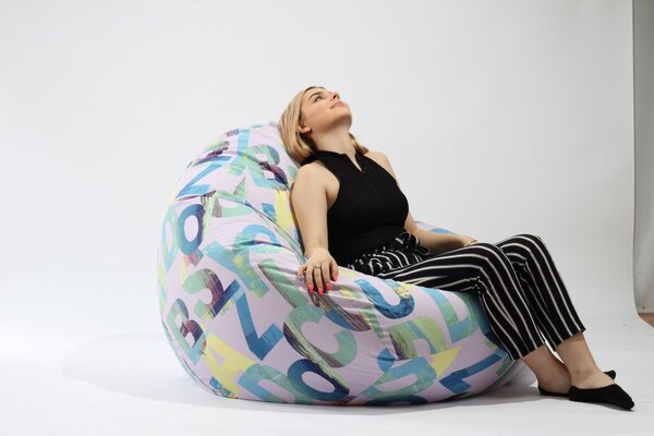 Fotoliu Nirvana Gigant, Material Textil - Serenity