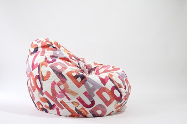 Fotoliu Nirvana Gigant, Material Textil - Scarlet Letters