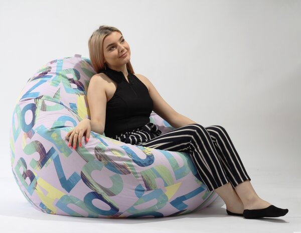 Fotoliu Nirvana Gigant, Material Textil - Serenity