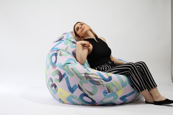 Fotoliu Nirvana Gigant, Material Textil - Serenity