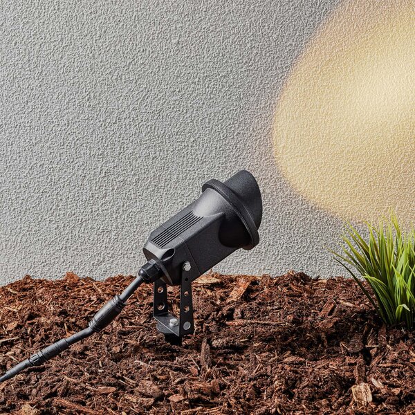THORNeco Mary LED cu LED-uri de la sol vârf lumină, Negru, Metal