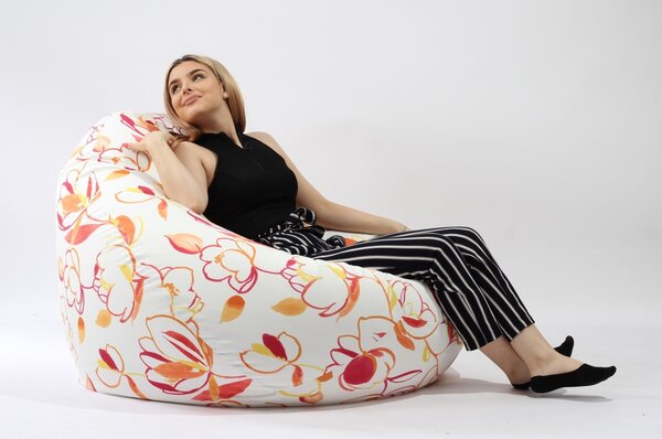 Fotoliu Nirvana Gigant, Material Textil - Lively Blossom