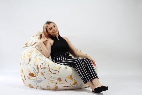 Fotoliu Nirvana Gigant, Material Textil - Blossom