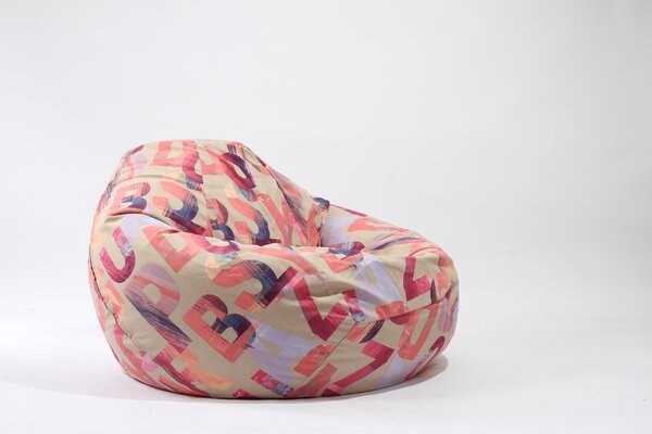 Fotoliu Nirvana Gigant, Material Textil - Crimson