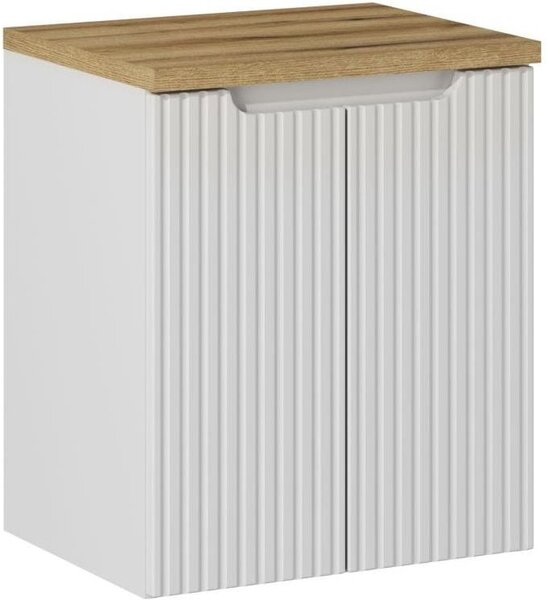 Set dulap Comad Nova White NOVA WHITE 82-50-2D, blat Comad Nova Oak NOVA OAK A 89-50
