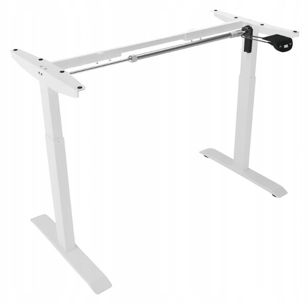 Masă electrică reglabilă pe înălțime 72 - 117 cm - alb Lățime: 60 cm | Lungime: 140 cm
