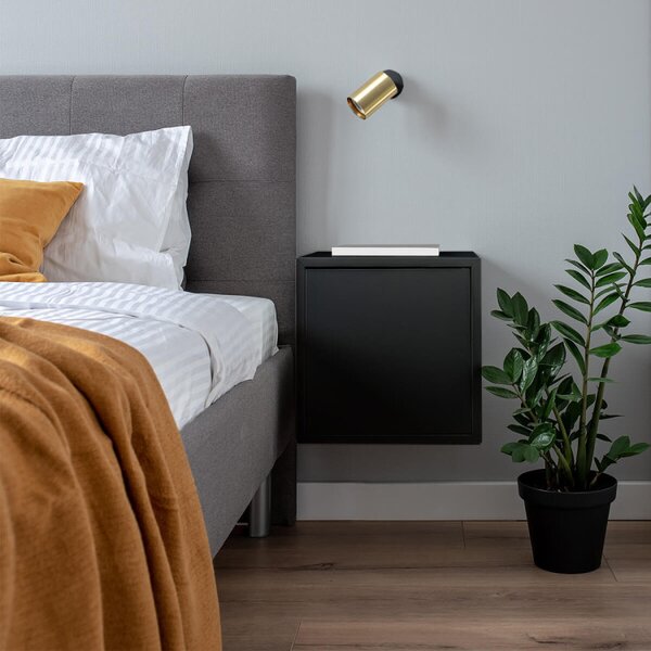 Light Prestige Snow lampă de perete 1x50 W negru-auriu LP-731/1WGD