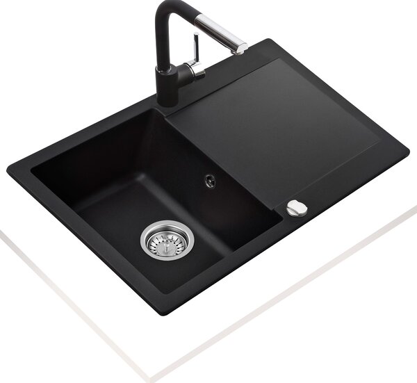 Teka Clivo chiuvetă din granit 78x49.5 cm gri/grafit/onix 40148000