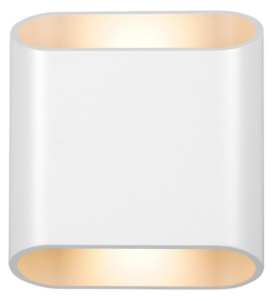 LCD LED lampă de perete pentru exterior, alb, sus & jos, CCT, dimabil, aluminiu,, reglabil, Alb, Aluminiu, Modern
