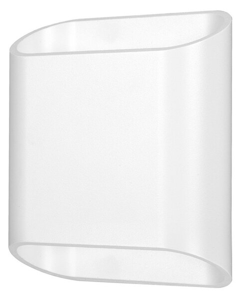 LCD LED lampă de perete pentru exterior, alb, sus & jos, CCT, dimabil, aluminiu,, reglabil, Alb, Aluminiu, Modern