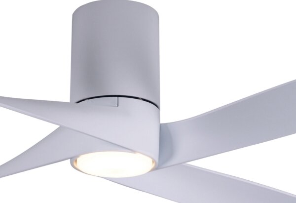 Ventilator LED dimabil Lucci air 213350 IVIERA 1xGX53/12W/230V alb + telecomandă