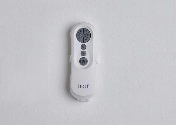 Ventilator LED dimabil Lucci air 213350 IVIERA 1xGX53/12W/230V alb + telecomandă