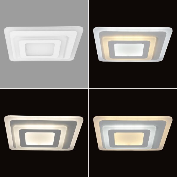 Brilagi - Plafonieră LED MODERN MINI, 65W, 230V, 3000-6000K + telecomandă