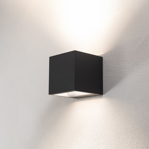 BEGA Bega LED corp de iluminat perete pentru exterior 24135 K3, grafit,, reglabil, Gri, Aluminiu, Modern, Priză de perete sus / jos