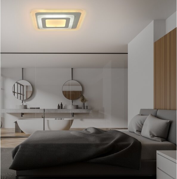 Brilagi - Plafonieră LED MODERN MINI, 65W, 230V, 3000-6000K + telecomandă
