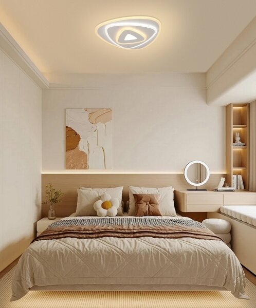Brilagi - Plafonieră LED Modern Mini, 45W, 230V, 3000-6000K, cu telecomandă