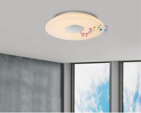 Plafonieră LED cu telecomandă NICOLE 1xLED/50W/230V Globo 41329N