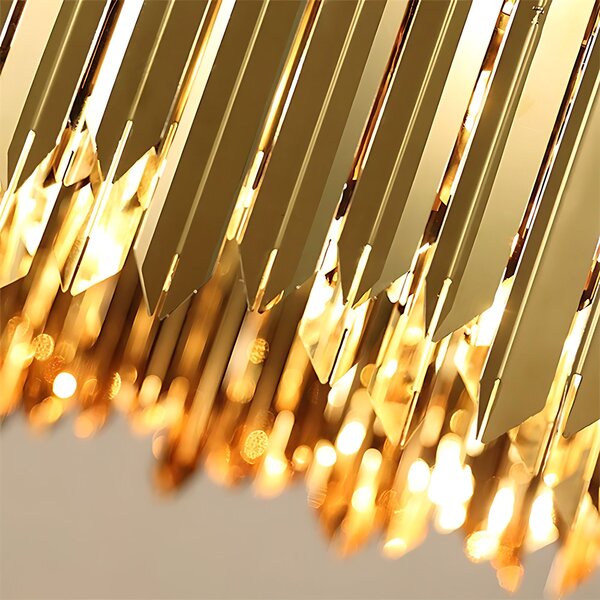 Lampa APP1764-8CP metal GOLD