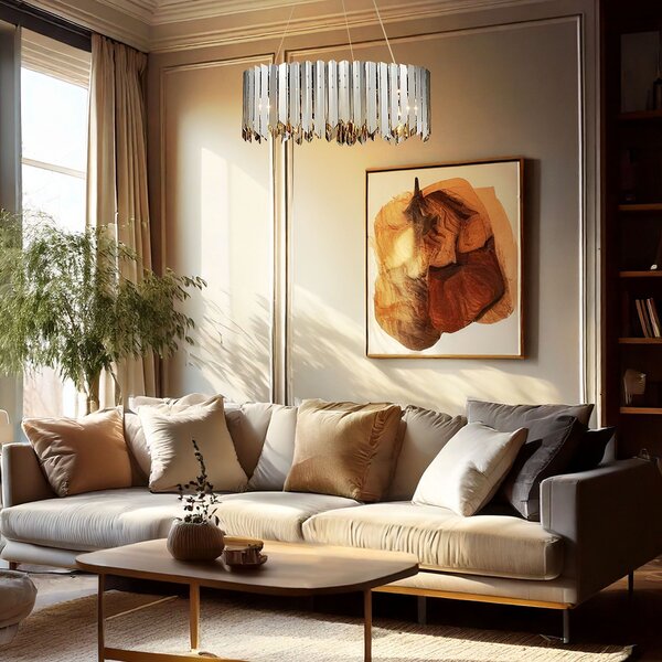Lampa APP1763-8CP metal CHROME