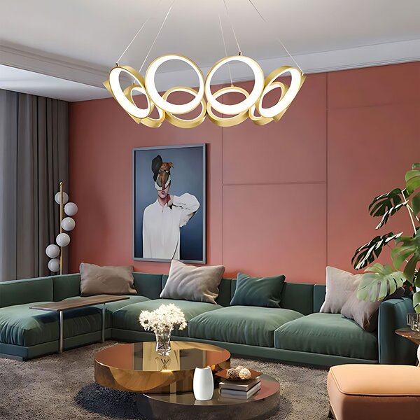 Lampa LED APP1800-CP Brush Gold