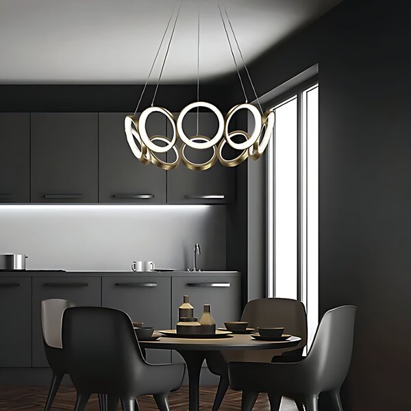 Lampa LED APP1800-CP Brush Gold
