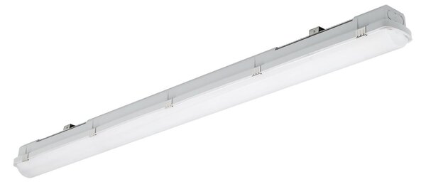 Sylvania Lampă de baie cu senzor LED RESISTO, gri, 120 cm, 17 W, 840, IP66, Gri, Plastic