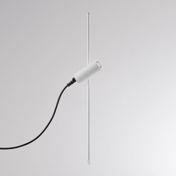Molto Luce Set de lămpi cu țeapă pământ LED CHOPA II, alb, CCT, IP65, metal, Alb, Aluminiu, Modern