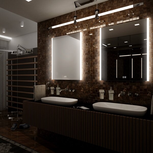 NIMCO ZP 11002VX - oglindă LED pentru baie, 3000-6500K, 80 x 60 cm, IP44