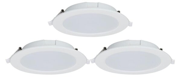SET 3x corp de iluminat LED dimabil încastrat Aigostar MESH 9W/230V 2700K-6500K d. 14,5 cm