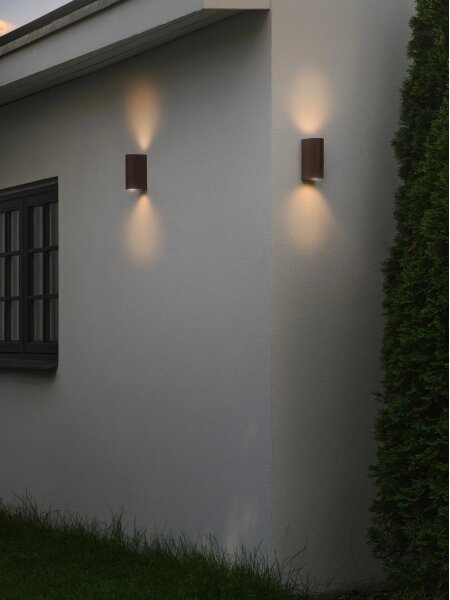 Aplică de exterior Nordlux DION 2xGU10/25W/230V IP44 ruginiu