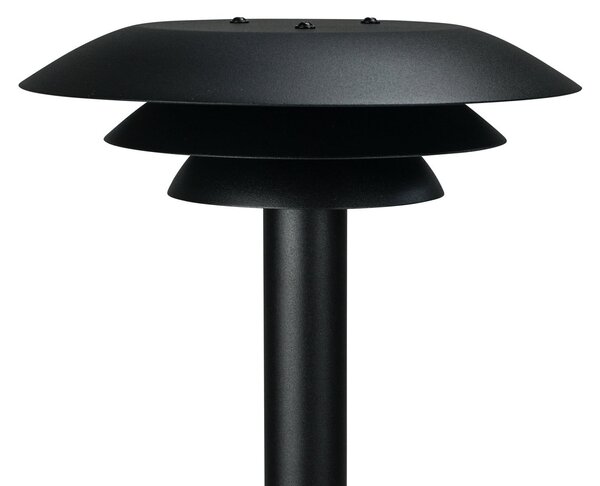 Dyberg Larsen DL25 Borna de exterior neagră Ø 25cm, reglabil, Negru, Metal, Scandinavă