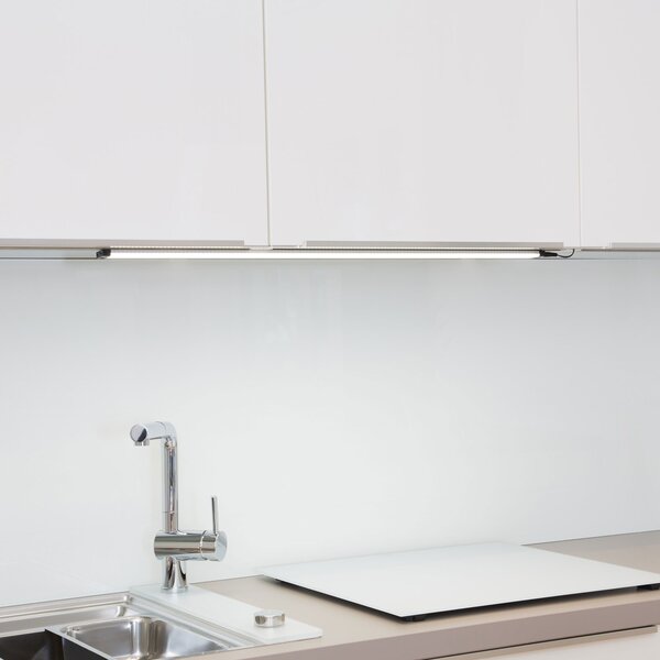 Müller-Licht Lampă de mobilier cu LED Balic Sensor, 4.000 K, lungime 50 cm, reglabil, Gri, Bucătărie, Metal