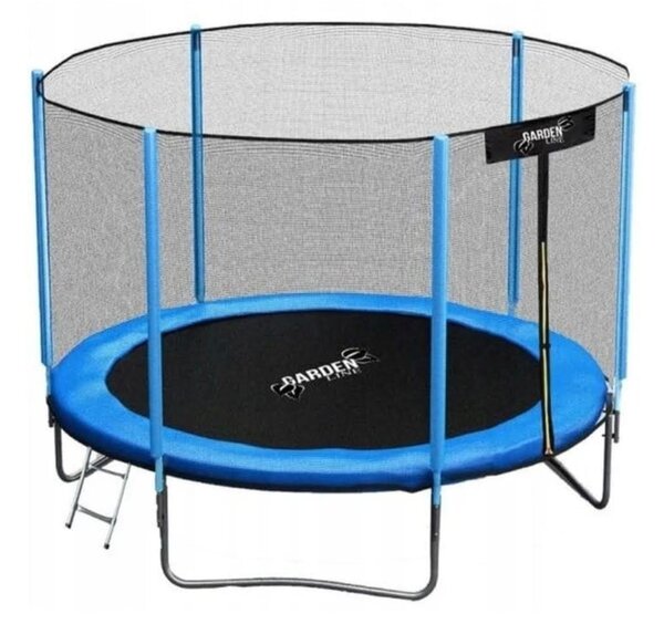 Trambulina cu plasa de protectie pentru copii 312cm 150kg