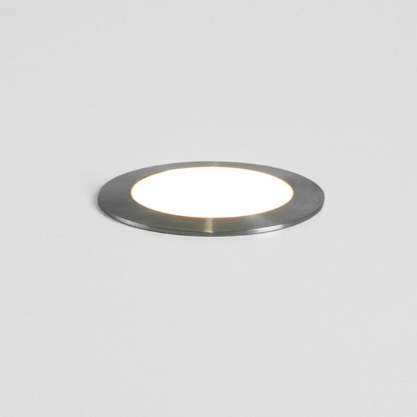 BRUMBERG Corp de iluminat hibrid Mini LED pentru încastrare, rotund, Metalic, Metal, Modern, Corpuri de iluminat încastrate rotunde