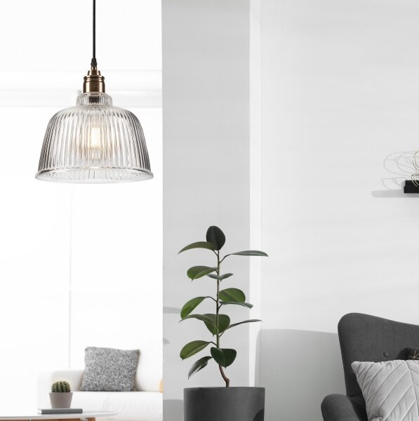 Lustră pe cablu ASTA 1xE27/60W/230V bronz