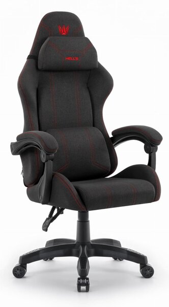 Scaun ergonomic tesatura pentru jocuri HC-1014 Albastru