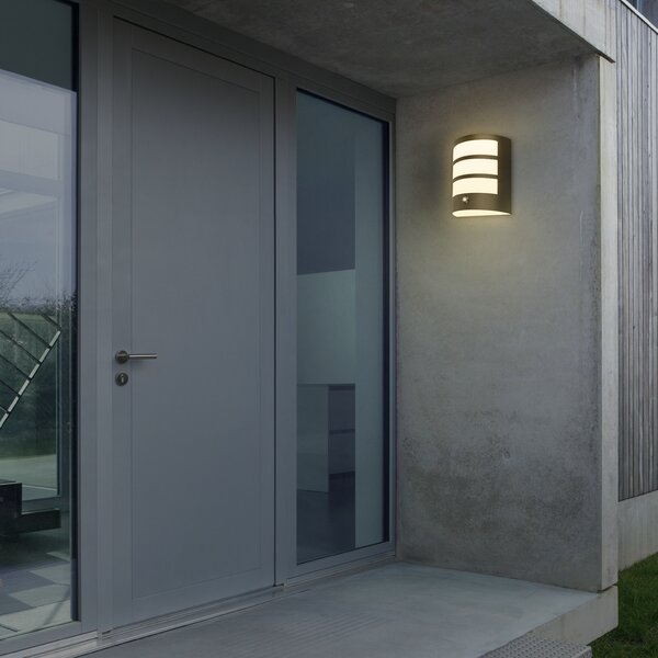 Briloner LED reîncărcabilă de perete pentru exterior 3793015, negru, dimabil, IP44, reglabil, Negru, Plastic, Modern