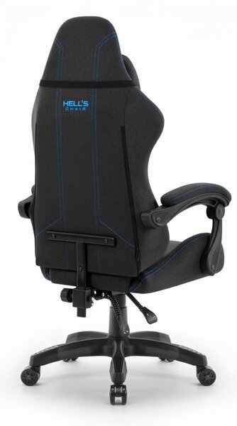 Scaun ergonomic tesatura pentru jocuri HC-1014 Albastru