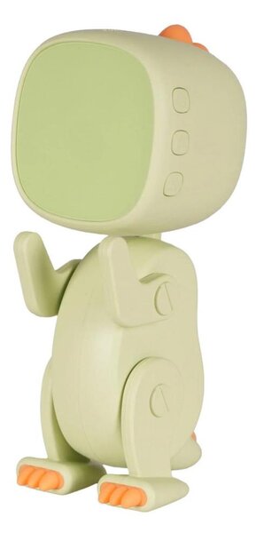Veioză LED dimabilă de veghe cu ceas deșteptător pentru copii ROBOT LED/1W/5V 1200 mAh