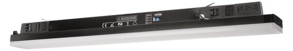 Deko-Light LED lampă de cale LINEAR PRO negru 940 60 cm 3 circuite DALI, reglabil, Negru, Studiu / Birou, Aluminiu