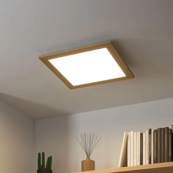 Eglo 75643 - Plafonieră LED CALEMAR 19W 230V 4000K 43,7 cm stejar