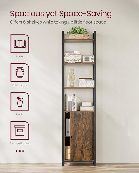 Biblioteca Maro Vasagle 40x24x159.5 cm