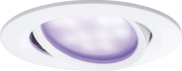 SET 3x corp de iluminat încastrat dimabil pentru baie Paulmann 93940 LED RGBW/2W IP23 230V